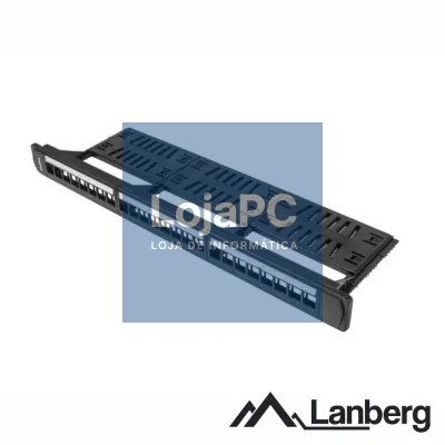 Painel 24 Portas Keystone C/Organizador 1U 19" LANBERG