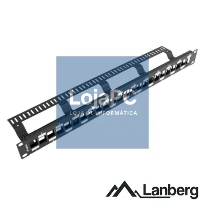 Patch Panel Vazio 24 Portas Keystone 1U 19" LANBERG