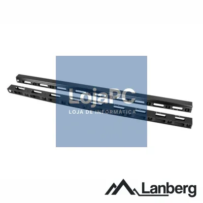 Kit 2 Organizadores Cabos Verticais 47U FF01/FF02 LANBERG