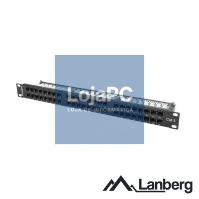Patch Panel 48 Portas RJ45 CAT5E 2U 19" LANBERG