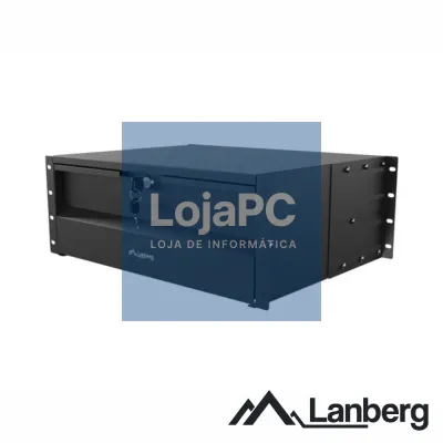 Gaveta c/Fecho P/ Armário Bastidor (Rack) 19" 4U LAMBERG