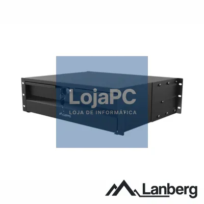Gaveta c/Fecho P/ Armário Bastidor (Rack) 19" 3U LAMBERG