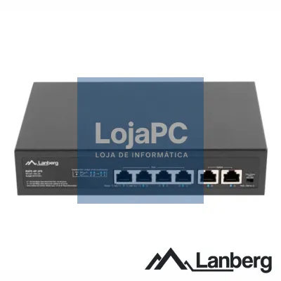 Switch De Rede 4x PoE+ 100Mbps 2x 100Mbps 60W LANBERG