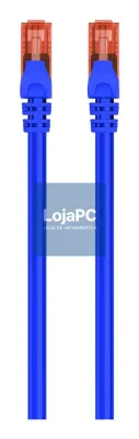 EWENT Patch Cable CAT 6 U/UTP 0.25mt blue