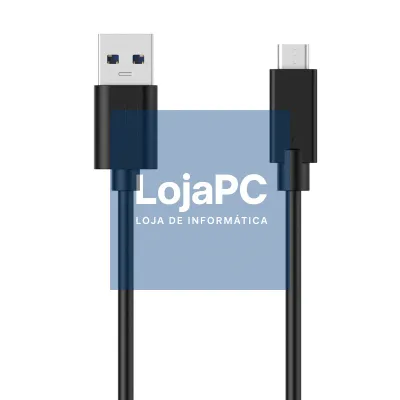 EWENT Cabo USB 3.2 USB-A para USB C, 5Gbps, PD60W, AWG24+28, 3.0m