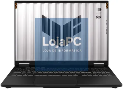 ASUS TUF Gaming F16 TUF608JPR-QT187 - Computador Portátil Gaming de 16" WQXGA 165Hz (Intel Core i7-14650HX, 16GB RAM, 1TB SSD, RTX 5070 8GB, sem Sistema Operativo) Cinzento Jager - Teclado QWERTY espanhol