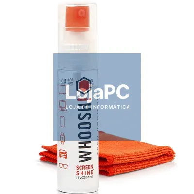 Kit Limpiador de Ecrãs Whoosh Kit Go WSH002/ Spray 30ml + Pano Microfibra