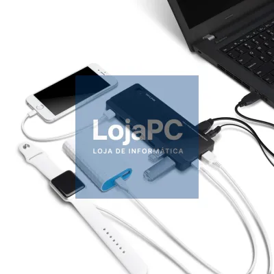 TP-LINK 7 ports USB 3.0 Hub with 2 power charge ports 2.4A Max Desktop a 12V/4A power adapter included