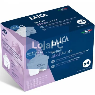 Filtros BI-FLUX Alka Water Laica K4MEU01/ Pack 4