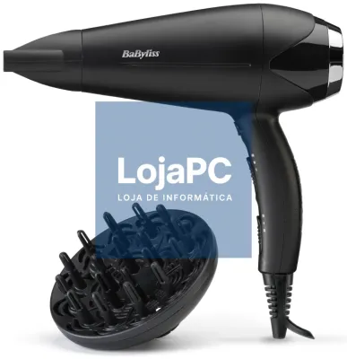 BaByliss D572DE secador 2200 W Preto