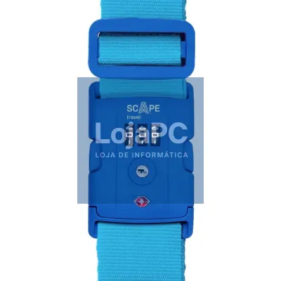 Correia para Maleta com Combinación Scape Travel E0120/ Azul
