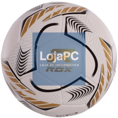 Balón de Fútbol Rox Sport R-Comand/ Branco y Dourado