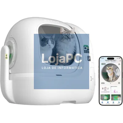 Arenero para Gatos Autolimpiable PetKit PuroBot Max Pro 2/ 76L/ Control desde APP/ Branco