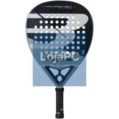Pala de Pádel Bullpadel Hack 04 Junior 2026 (Paquito Navarro)/ Preta y Cinzento