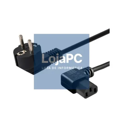 ANGULAR POWER CABLE 1.2M SCHUKO-IEC C13