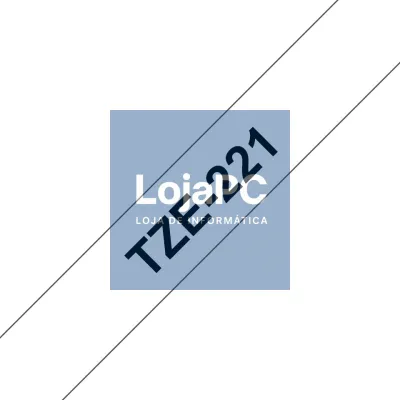 BROTHER TZE221 LAMINATE TAPE 9mm BLACK ON WHITE
