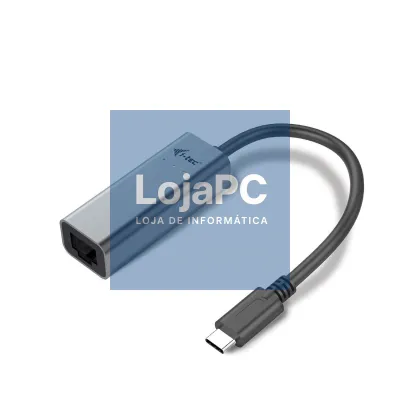 I-TEC USB-C Metal Gigabit Ethernet Adapter 1x USB-C to RJ-45 LED compatible with Thunderbolt 3