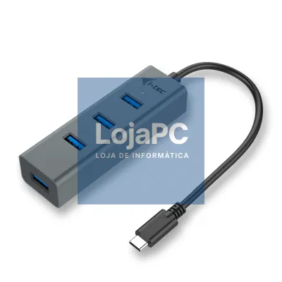 I-TEC USB C Metal HUB 4 Port without power adapter ideal for Notebook Tablet PC supports Win Mac OS compatible with Thunderbolt 3
