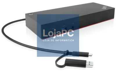 LENOVO ThinkPad Hybrid USB A/C Dock 2xDisplayPort 2xHDMI 2x3840x2160-60Hz 1Gbit LAN 1xUSB-C Front 5xUSB-A 2xUSB2.0 3xUSB3.0 (EU)