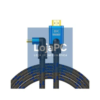 CABLE HDMI 2.1 (M) ANGULAR 8K SAVIO CL-148 3M