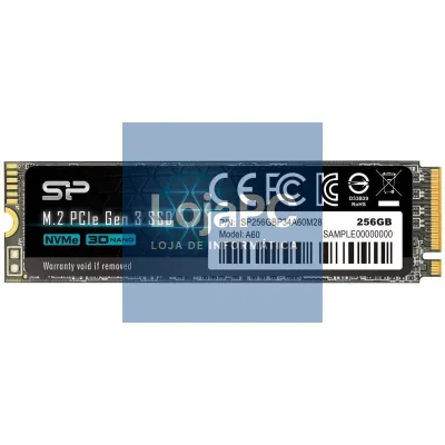 SILICON POWER SSD P34A60 256GB M.2 PCIe Gen3 x4 NVMe 2200/1600 MB/s