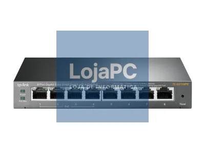 TP-LINK TL-SG108PE PoE+ Easy Smart Switch 8x10/100/1000Mbps 4xPoE+ 64W budget