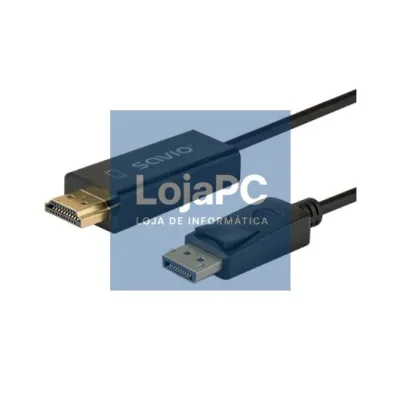 CABLE DISPLAYPORT (M) - HDMI (M) 1.5M SAVIO CL-183